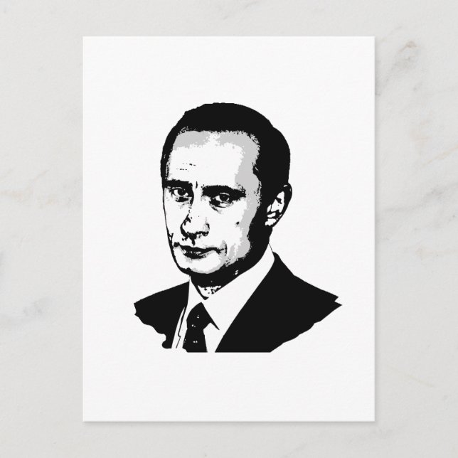 Carte Postale Vladimir Poutine (Devant)