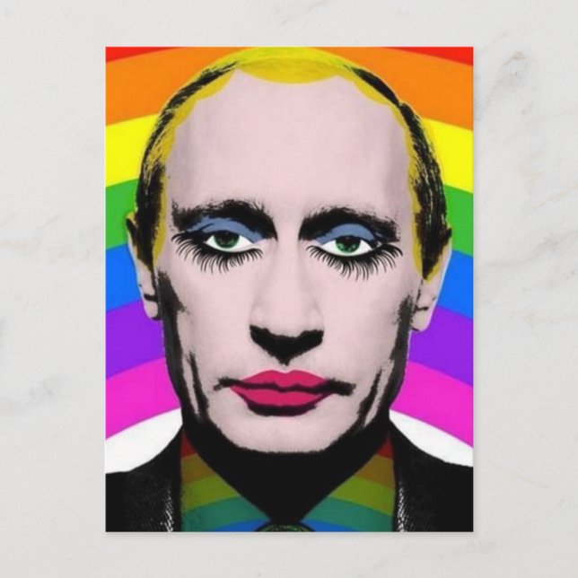 Carte Postale Vladimir Vladimirovitch Poutine (Devant)