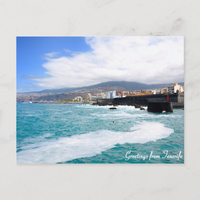 Carte Postale Voeux de Tenerife (Devant)