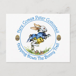 Carte Postale Voici Peter Cottontail