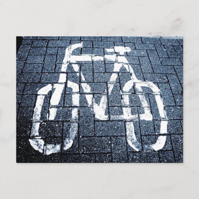 Carte Postale Voie cyclable - II (Devant)