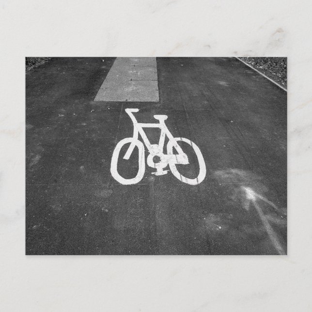 Carte Postale Voie cyclable - III (Devant)