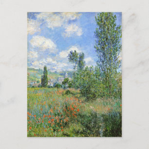 Carte Postale Voie dans les champs de pavot - Claude Monet