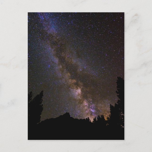 Carte Postale Voie lactée étoilée, Californie (Devant)