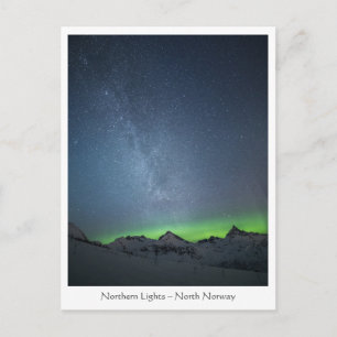 Carte Postale Voie Lactée Northern Lights
