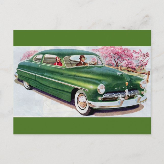 Carte Postale Voie verte Mercure 1949 (Devant)