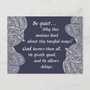 Carte Postale Voies à carreaux