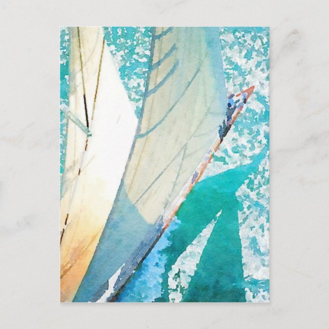 Carte Postale Voile (Devant)