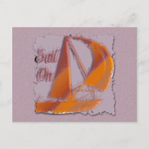CARTE POSTALE VOILE