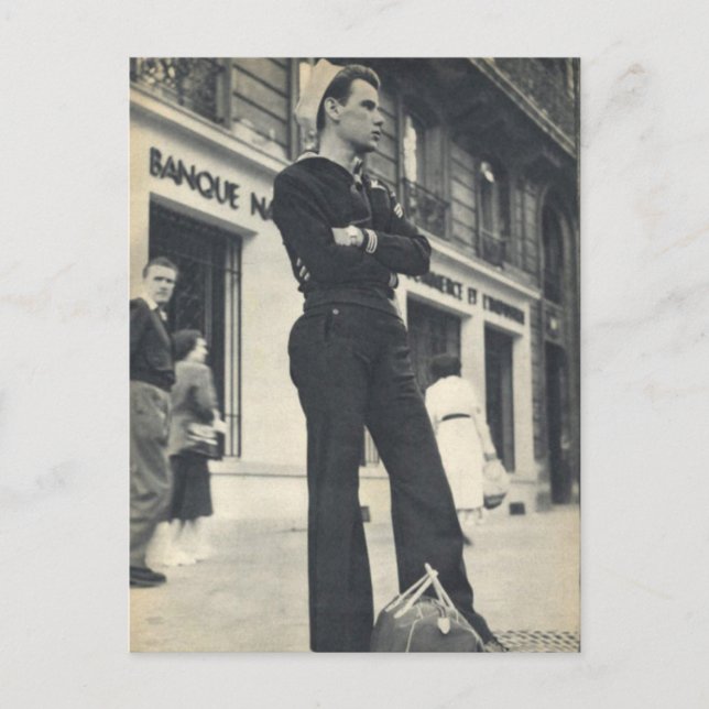 Carte Postale Voile à Paris (Devant)