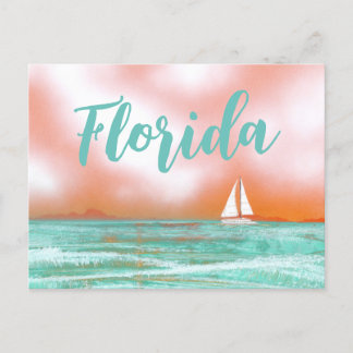 Carte Postale Voile en Floride