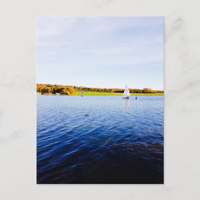 Carte Postale Voile sur Rother Valley (Devant)