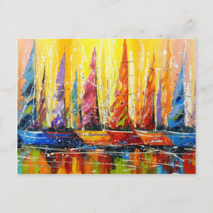 Carte Postale Voiles brillantes