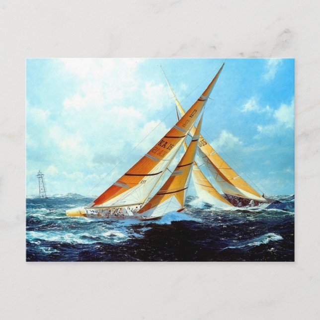 Carte Postale Voiles multicolores (Devant)