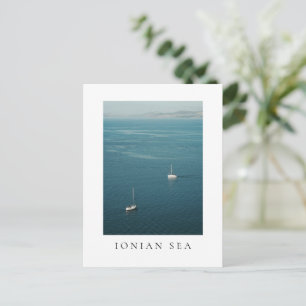 Carte Postale Voiliers dans la mer Ionienne, près de Corfou