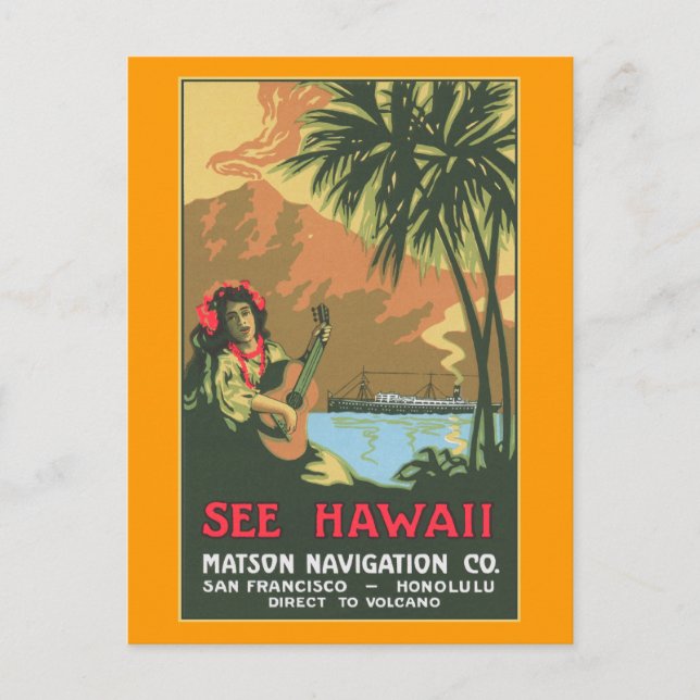 Carte Postale Voir Hawaii Postcard (Devant)
