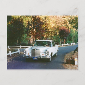 Carte Postale Voiture 1965 de classique de coupé du benz 220SEb