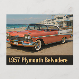 Carte Postale Voiture américaine classique Plymouth Belvedere 19