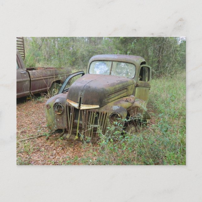 Carte Postale Voiture antique (Devant)