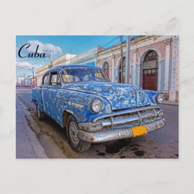 Carte Postale Voiture classique américaine en Cienfuegos, Cuba c (Devant)