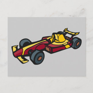 Carte Postale Voiture de course