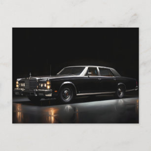 Carte Postale Voiture de luxe noire