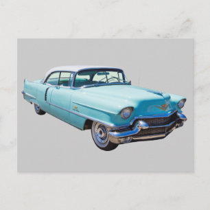 Carte Postale Voiture de luxe Sedan Deville Cadillac 1956