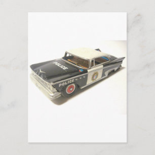 Carte Postale Voiture de police