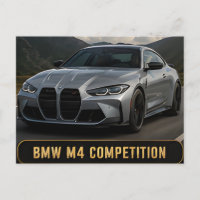 Voiture de sport moderne performante BMW M4 Compet