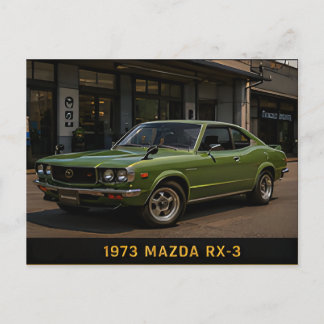 Carte Postale Voiture de sport rotative japonaise classique Mazd