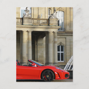 Carte Postale Voiture de sport rouge de Maranello Italie