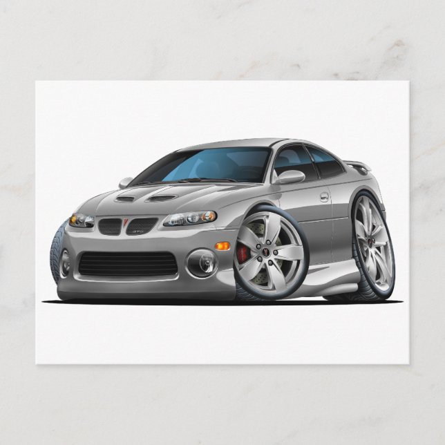 Carte Postale Voiture gris GTO 2004-06 (Devant)