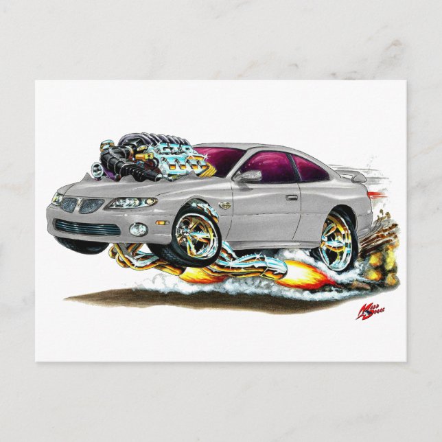 Carte Postale Voiture gris GTO 2004-06 (Devant)