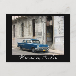 Carte Postale voiture havana vintage
