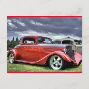 Carte Postale Voiture Hotrod classique