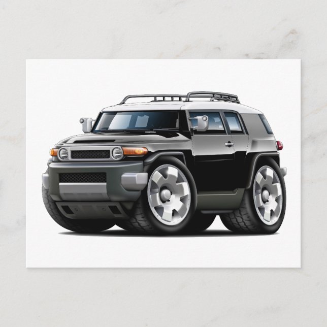 Carte Postale Voiture Noire Fj Cruiser (Devant)