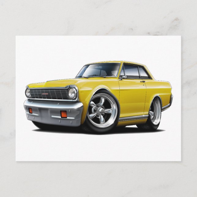 Carte Postale Voiture Nova Yellow 1964-65 (Devant)