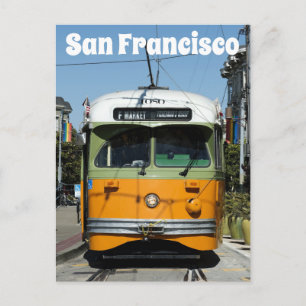 Carte Postale Voiture San Francisco California Trolley