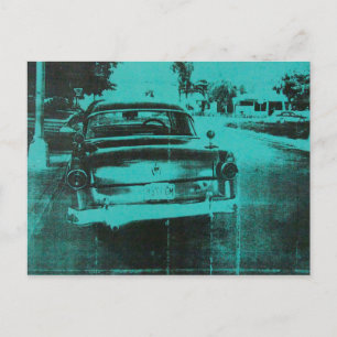 Carte Postale Voiture verte
