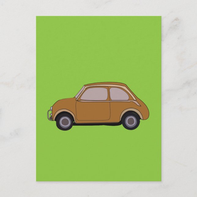 Carte Postale Voiture Vintage (Devant)