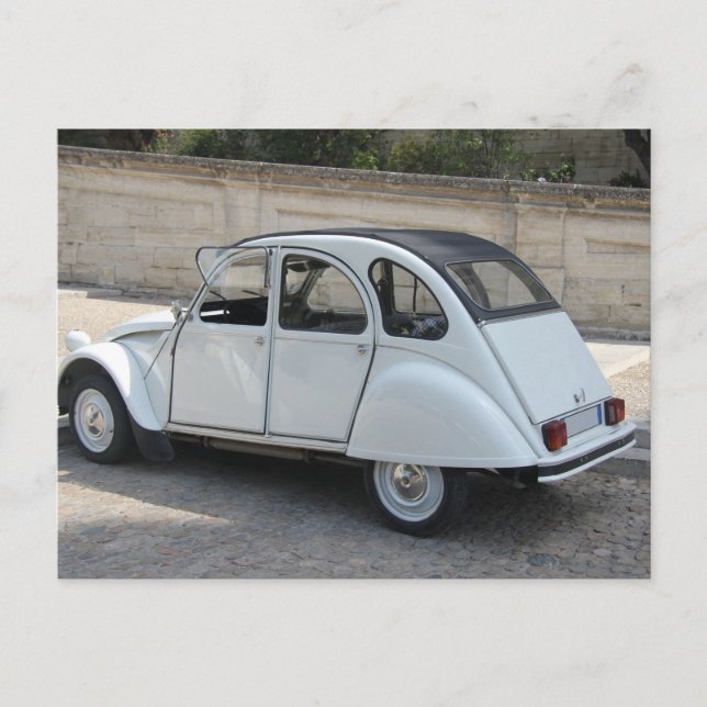 Carte Postale Voiture vintage (Devant)