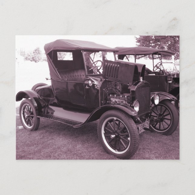 Carte Postale Voitures anciennes (Devant)