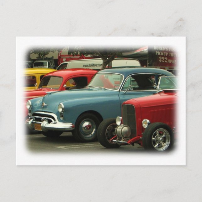 Carte postale Voitures Vintage ! (Devant)