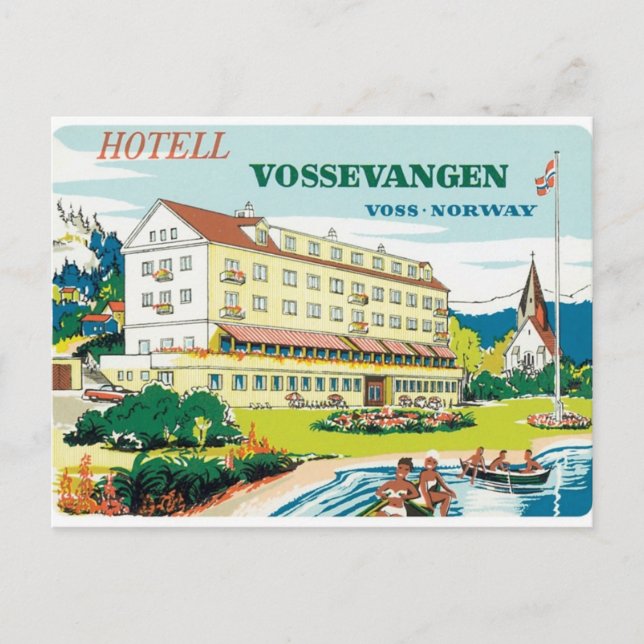Carte Postale Voix vintage Norvège (Devant)