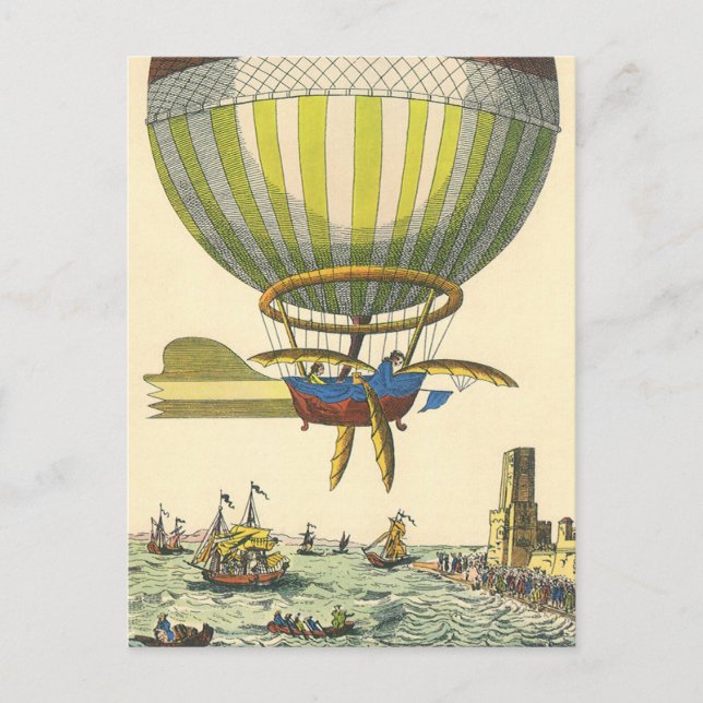 Carte Postale Vol Air Balloon (Devant)