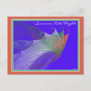 CARTE POSTALE VOL D'ÉTÉ KITE