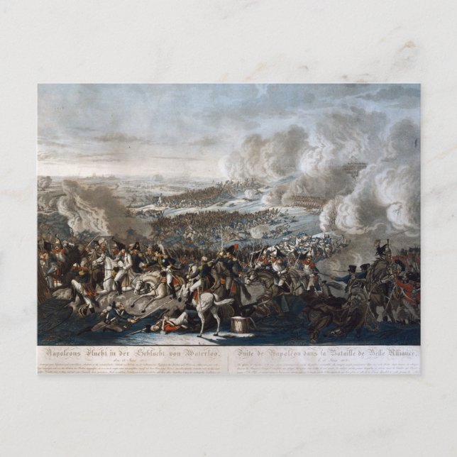 Carte Postale Vol Napoléon de la bataille de Waterloo (Devant)