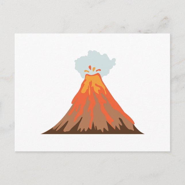 Carte Postale Volcan (Devant)