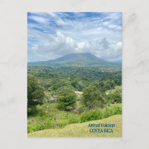 Carte Postale Volcan Arenal dans les nuages Costa Rica