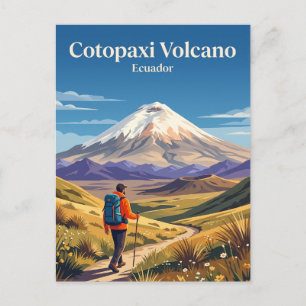 Carte Postale Volcan Cotopaxi Équateur